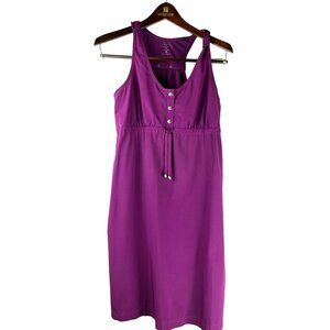 Athleisure Athleta Purple Sleeveless Sundress Drawstring Waist , Women's 6